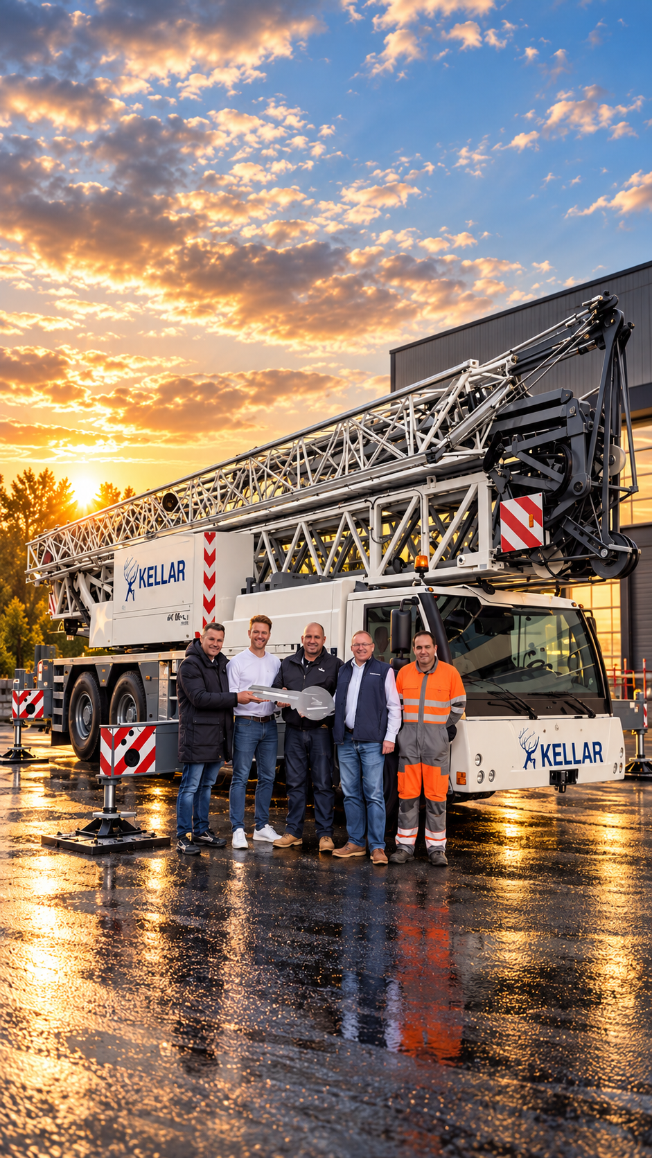 Responsable d'exploitation Kellar sur un chantier
